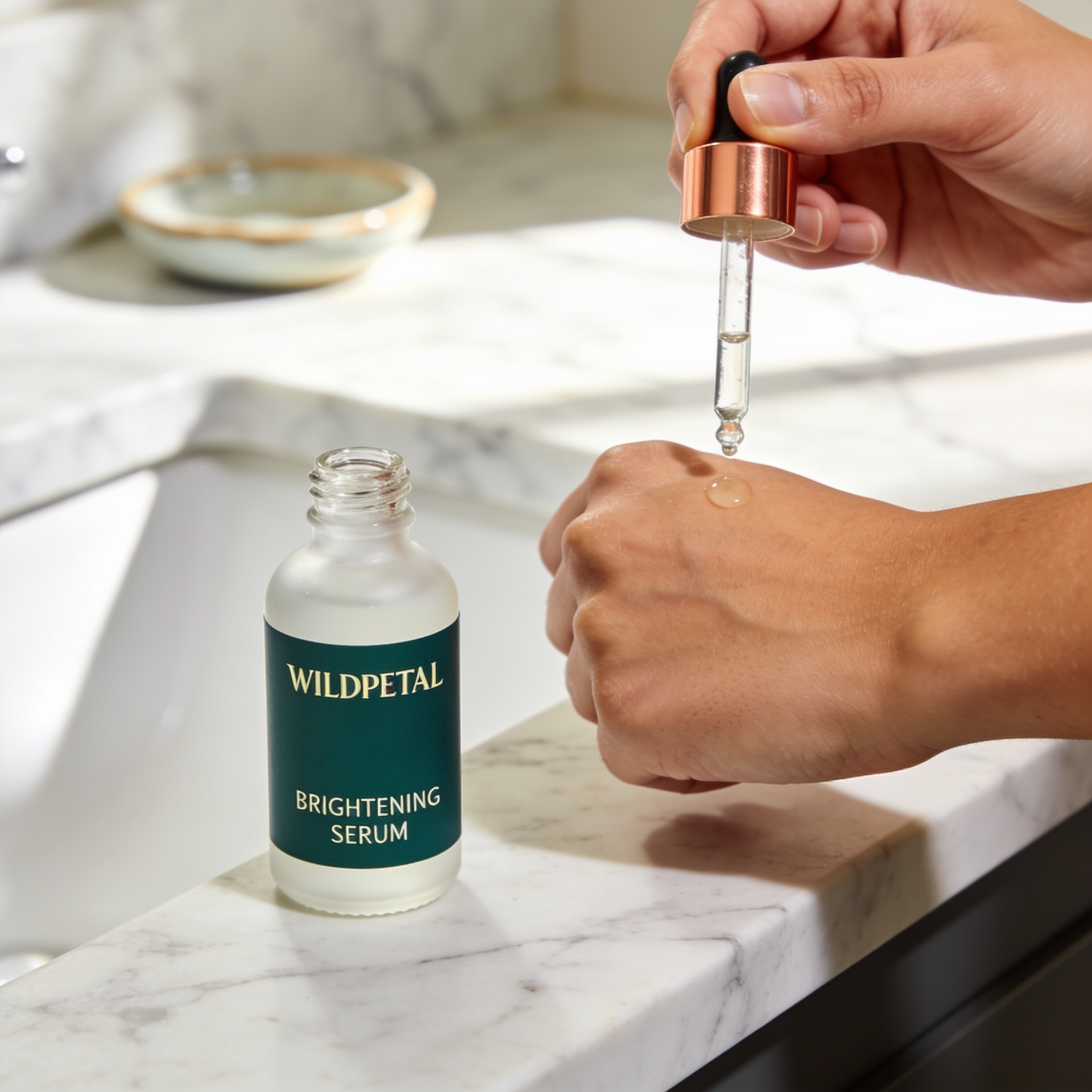 Custom labels for an LA skincare launch