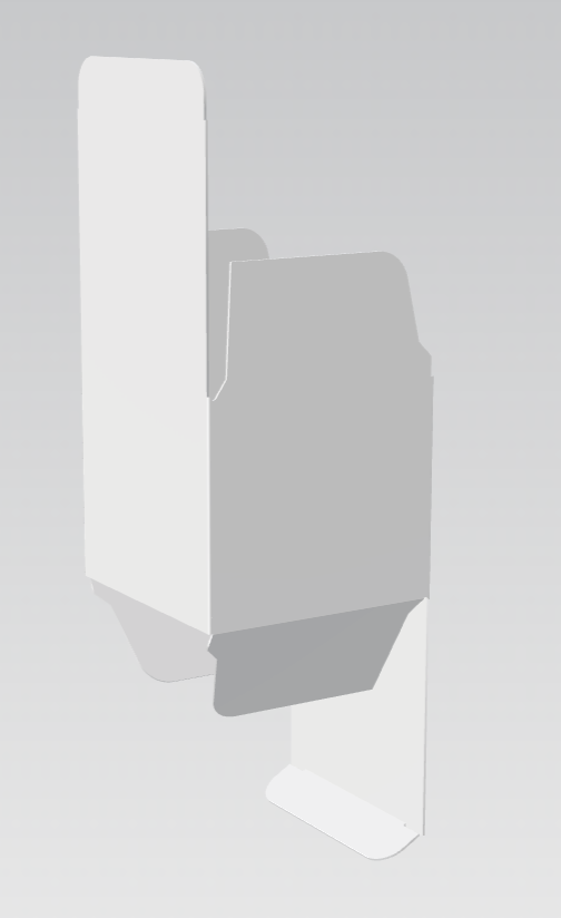 Square Tuck End Box — dieline